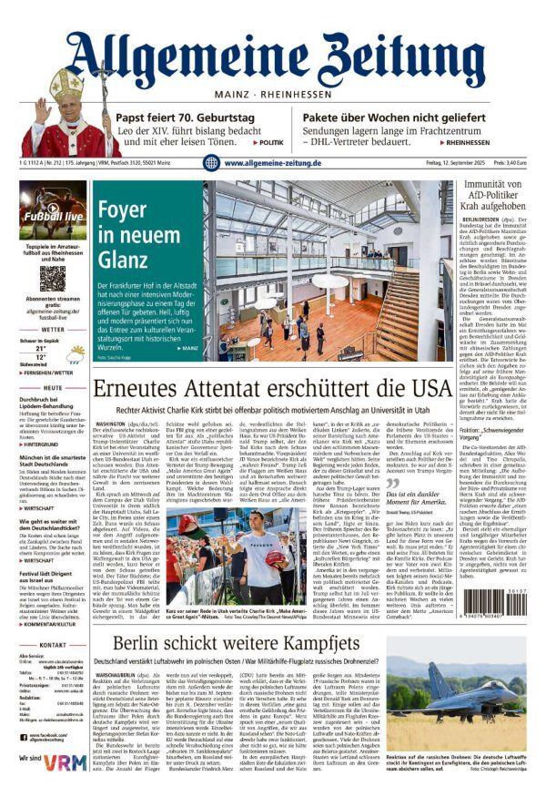 Allgemeine Zeitung Mainz - Rheinhessen