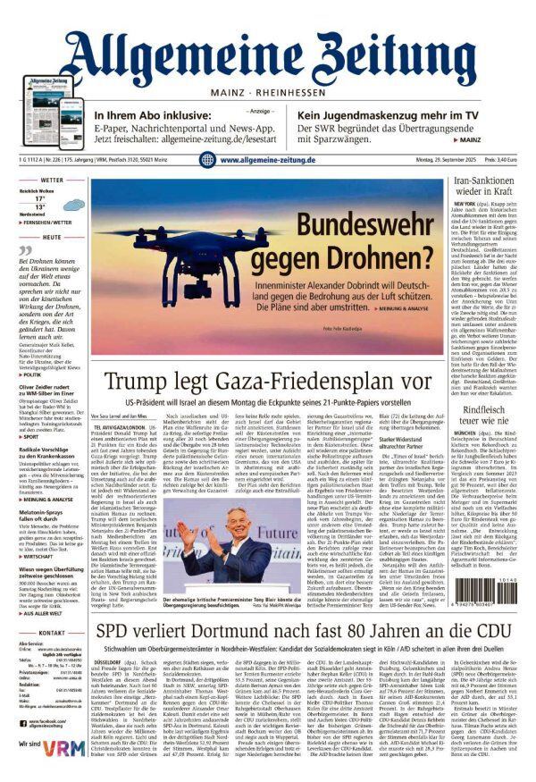 Allgemeine Zeitung Mainz - Rheinhessen