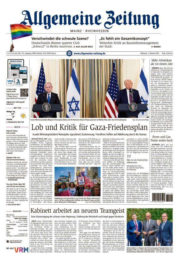 Allgemeine Zeitung Mainz - Rheinhessen