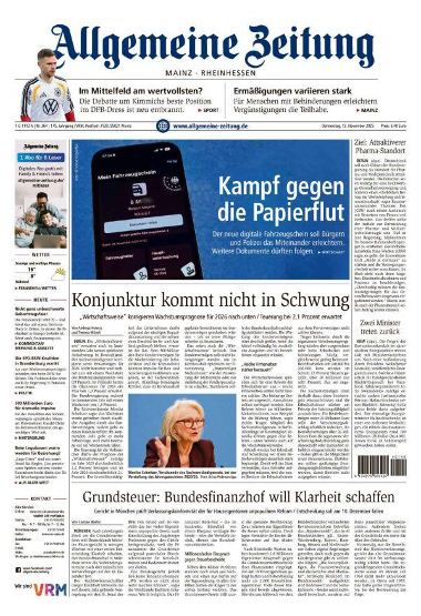 Allgemeine Zeitung Mainz - Rheinhessen