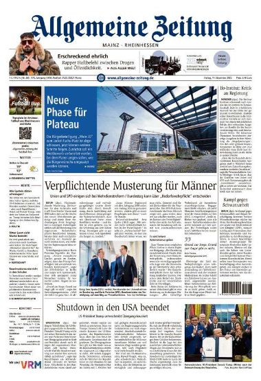 Allgemeine Zeitung Mainz - Rheinhessen