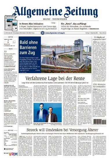 Allgemeine Zeitung Mainz - Rheinhessen