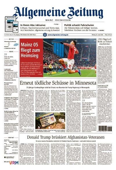 Allgemeine Zeitung Mainz - Rheinhessen 2026-01-26