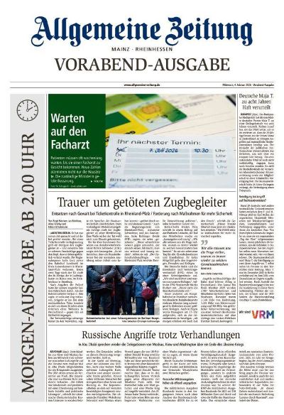 Allgemeine Zeitung Mainz - Rheinhessen