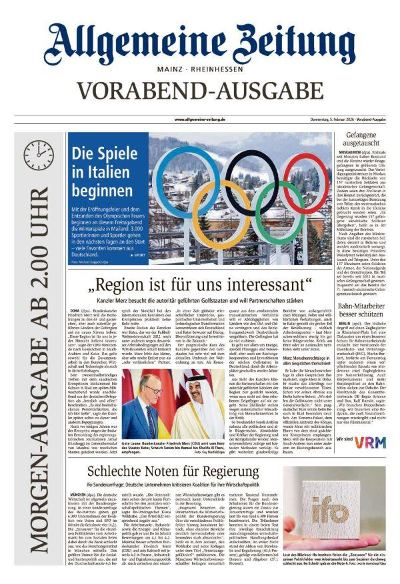 Allgemeine Zeitung Mainz - Rheinhessen