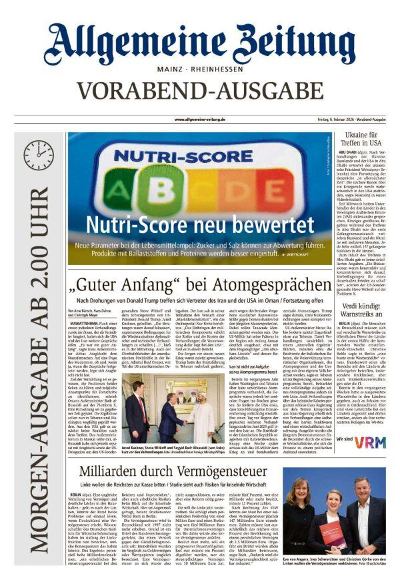 Allgemeine Zeitung Mainz - Rheinhessen