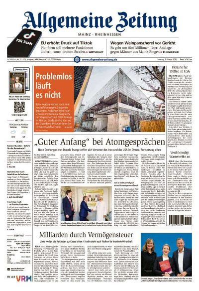 Allgemeine Zeitung Mainz - Rheinhessen 2026-02-07