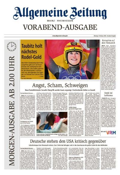 Allgemeine Zeitung Mainz - Rheinhessen
