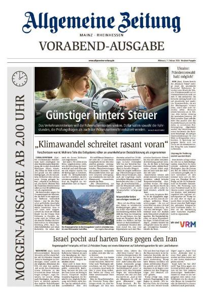 Allgemeine Zeitung Mainz - Rheinhessen