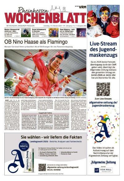 Rheinhessen Wochenblatt 2026-02-14