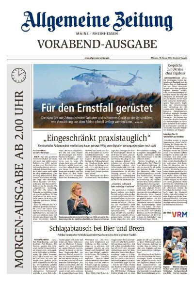 Allgemeine Zeitung Mainz - Rheinhessen