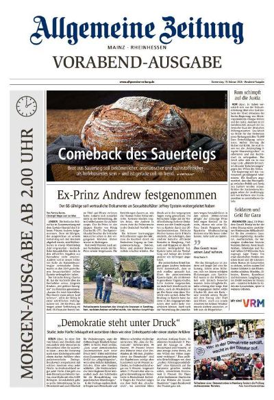 Allgemeine Zeitung Mainz - Rheinhessen