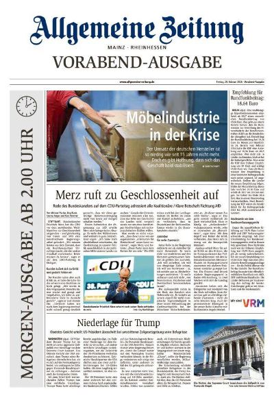 Allgemeine Zeitung Mainz - Rheinhessen