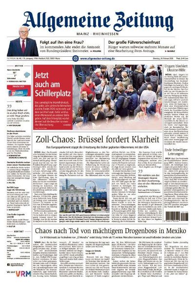 Allgemeine Zeitung Mainz - Rheinhessen 2026-02-24