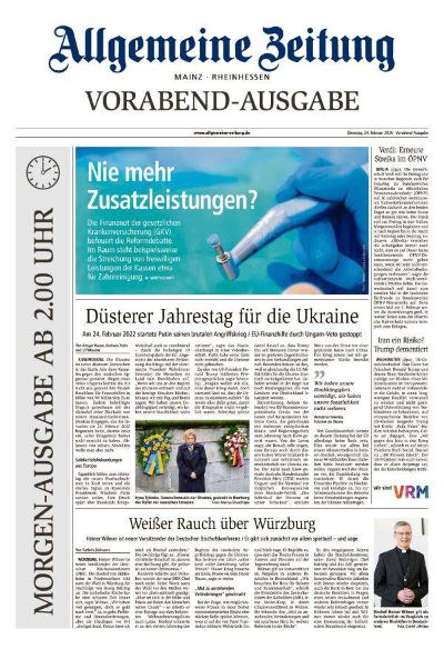 Allgemeine Zeitung Mainz - Rheinhessen