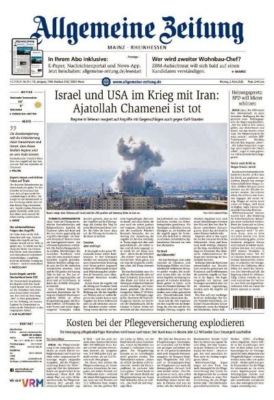 Allgemeine Zeitung Mainz - Rheinhessen 2026-03-02