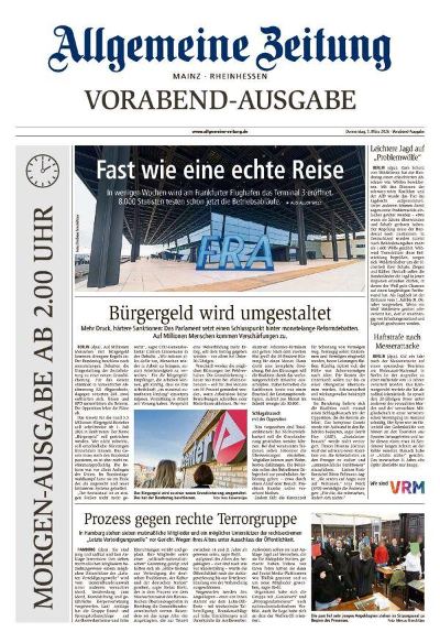 Allgemeine Zeitung Mainz - Rheinhessen