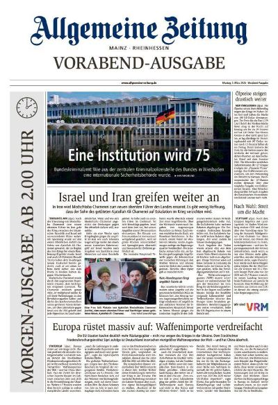 Allgemeine Zeitung Mainz - Rheinhessen