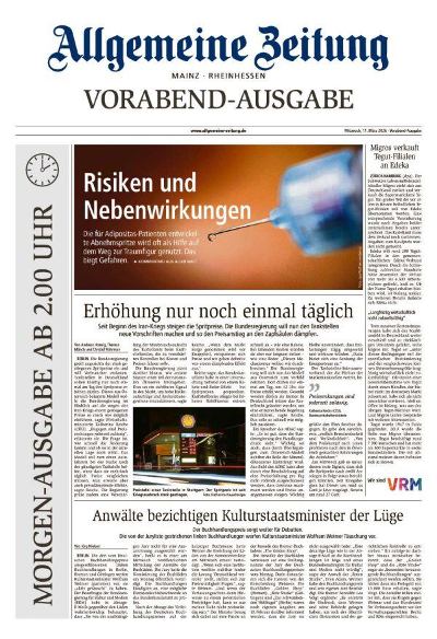 Allgemeine Zeitung Mainz - Rheinhessen