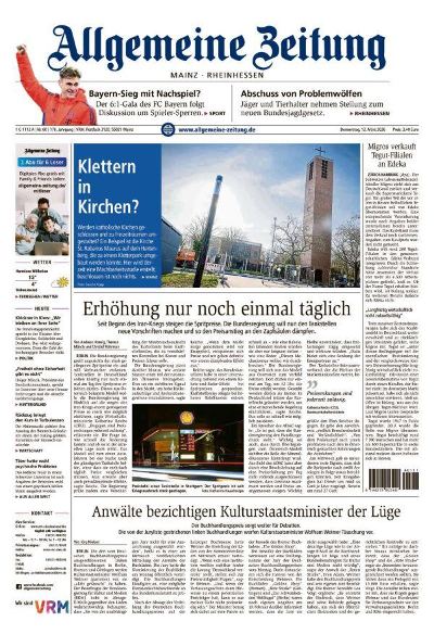 Allgemeine Zeitung Mainz - Rheinhessen