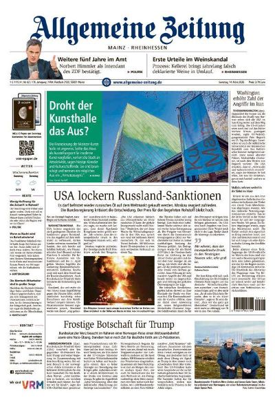 Allgemeine Zeitung Mainz - Rheinhessen