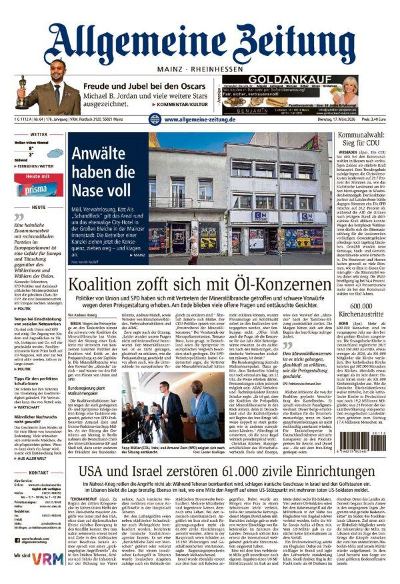Allgemeine Zeitung Mainz - Rheinhessen 2026-03-17