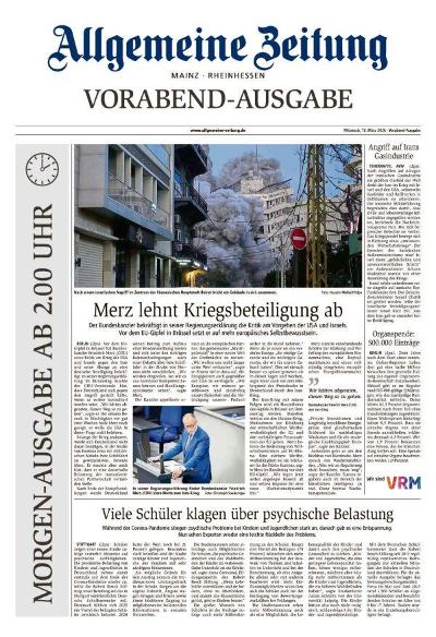 Allgemeine Zeitung Mainz - Rheinhessen