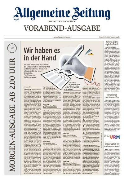 Allgemeine Zeitung Mainz - Rheinhessen