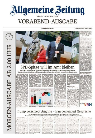 Allgemeine Zeitung Mainz - Rheinhessen