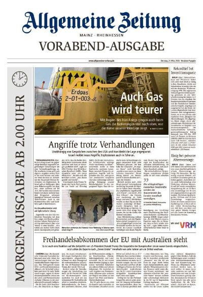 Allgemeine Zeitung Mainz - Rheinhessen
