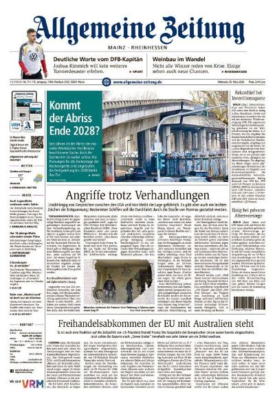 Allgemeine Zeitung Mainz - Rheinhessen
