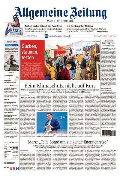 Allgemeine Zeitung Mainz - Rheinhessen