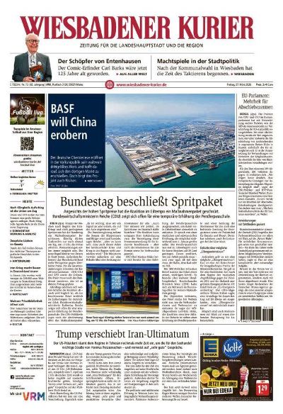 Wiesbadener Kurier Wiesbaden Stadt 2026-03-27