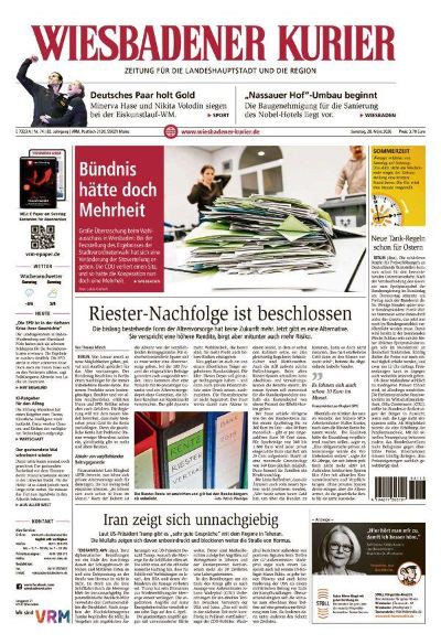 Wiesbadener Kurier Wiesbaden Stadt 2026-03-28