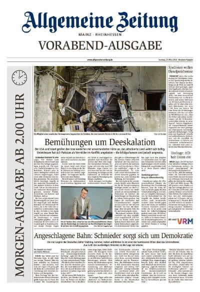 Allgemeine Zeitung Mainz - Rheinhessen