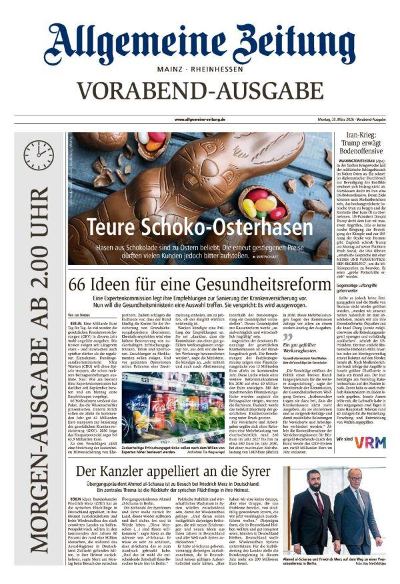 Allgemeine Zeitung Mainz - Rheinhessen