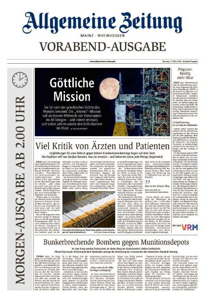 Allgemeine Zeitung Mainz - Rheinhessen
