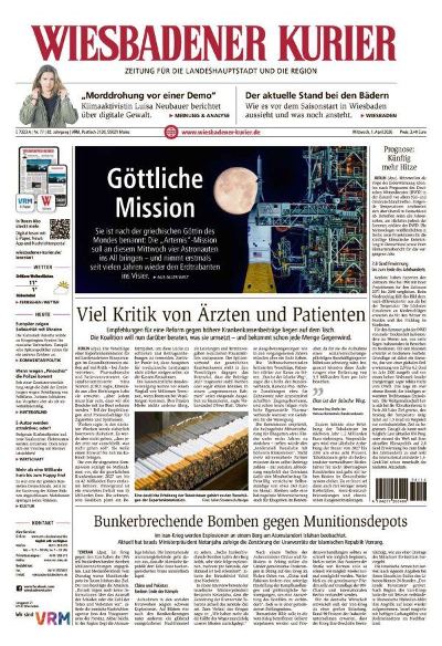 Wiesbadener Kurier Wiesbaden Stadt 2026-04-01