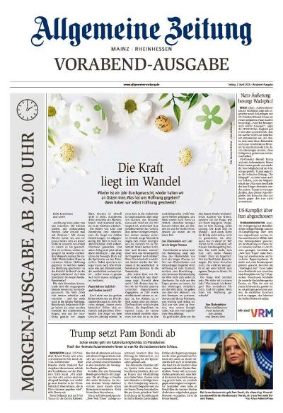 Allgemeine Zeitung Mainz - Rheinhessen