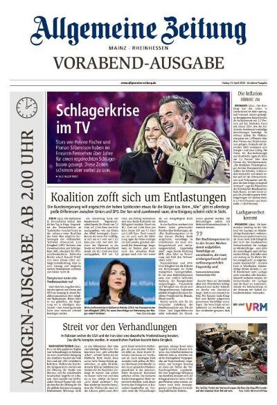 Allgemeine Zeitung Mainz - Rheinhessen