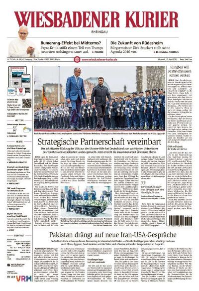 Wiesbadener Kurier Rheingau 2026-04-15