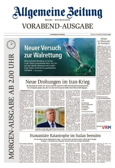Allgemeine Zeitung Mainz - Rheinhessen