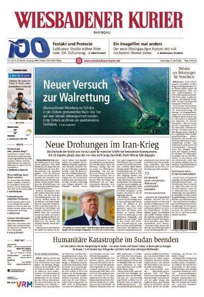 Wiesbadener Kurier Rheingau 2026-04-16