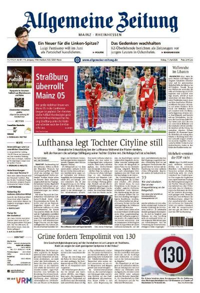 Allgemeine Zeitung Mainz - Rheinhessen