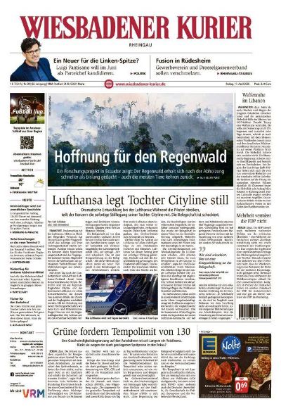 Wiesbadener Kurier Rheingau 2026-04-17