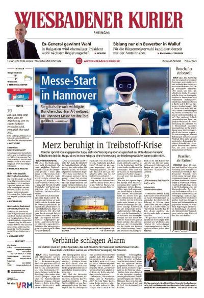 Wiesbadener Kurier Rheingau 2026-04-21