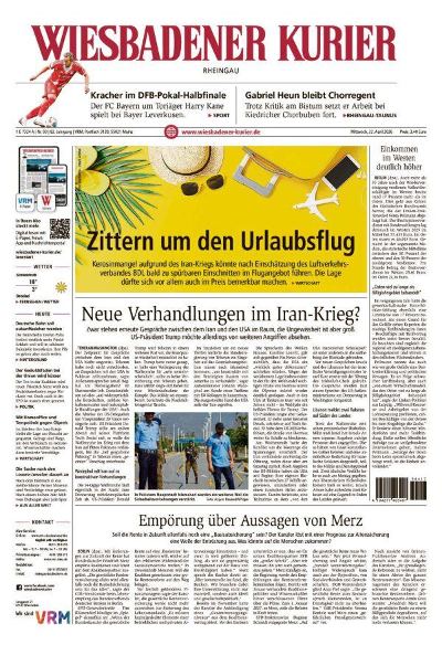 Wiesbadener Kurier Rheingau 2026-04-22