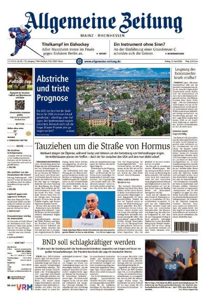 Allgemeine Zeitung Mainz - Rheinhessen
