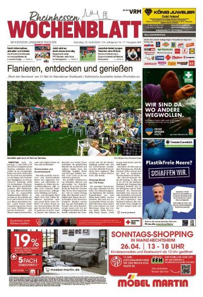 Rheinhessen Wochenblatt 2026-04-25