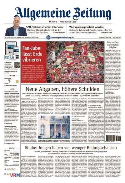 Allgemeine Zeitung Mainz - Rheinhessen